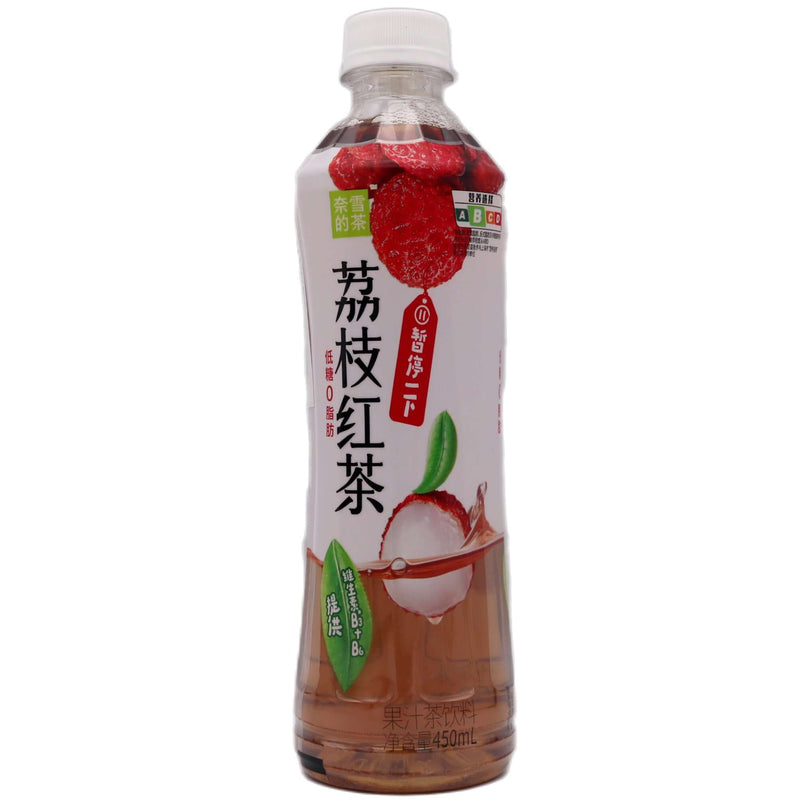 Nayuki Lychee Flavour Black Tea 奈雪的茶 荔枝紅茶 450ml - Tuk Tuk Mart
