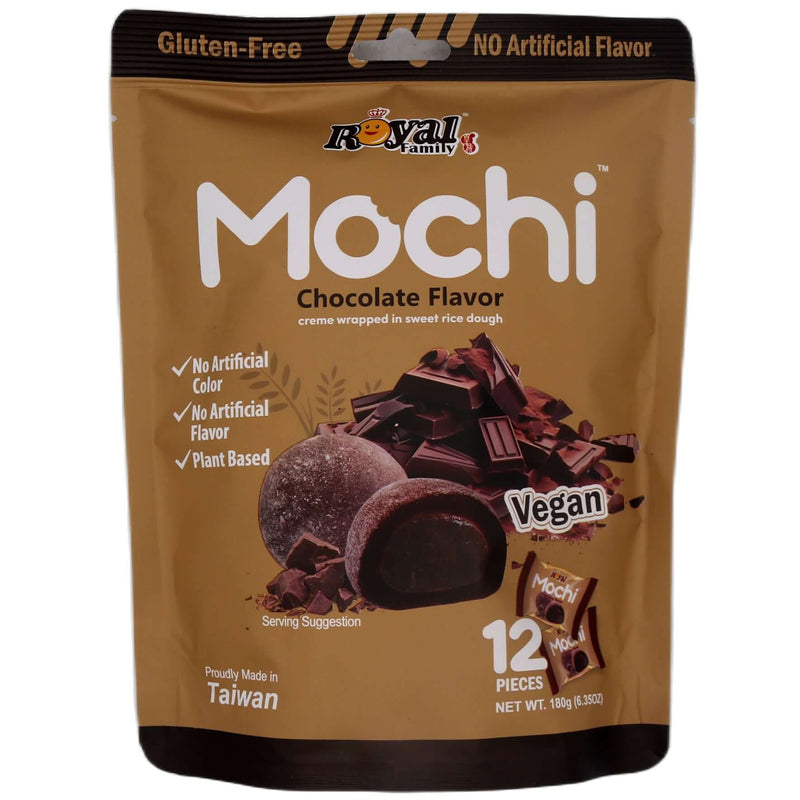 Royal Family Chocolate Mochi (15g*12pcs) 180g - Tuk Tuk Mart