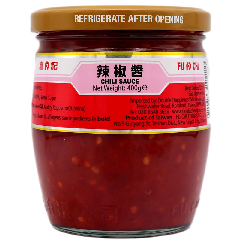 Fu Chi Chili Sauce 富記辣椒醬 400g - Tuk Tuk Mart