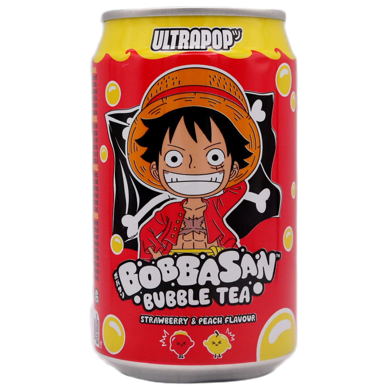Bobbasan Bubble Tea Strawberry and Peach Flavour 320ml - Tuk Tuk Mart