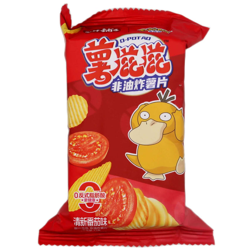 Yan Jin Pui Zi Non-Fried Potato Chips (Tomato Flavour) 32g - Tuk Tuk Mart