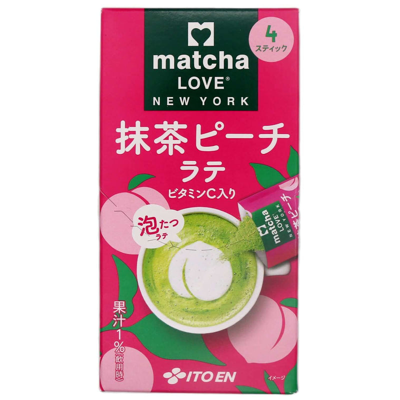 Matcha Love New York Matcha Peach Latte (4 sachets) 72g - Tuk Tuk Mart