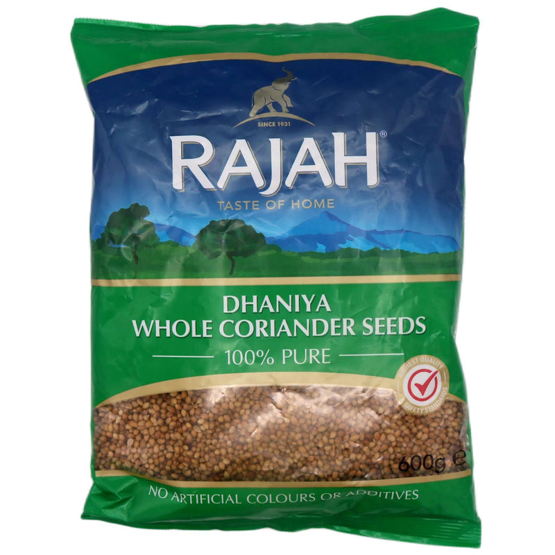 Rajah Dhaniya Whole Coriander Seeds 600g - Tuk Tuk Mart