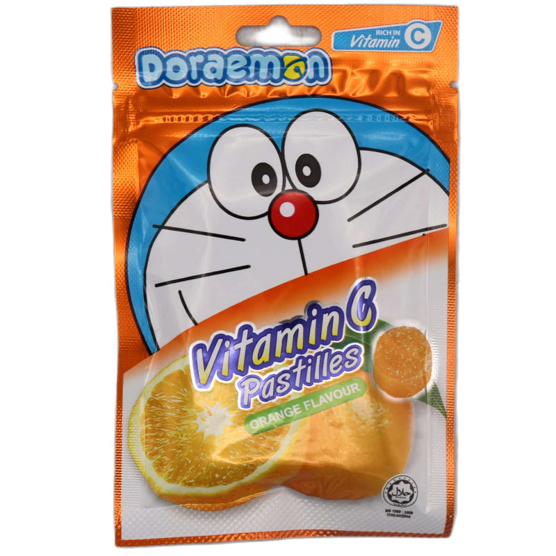 Big Foot Doraemon Vitamin C Pastilles Orange Flavour 40g