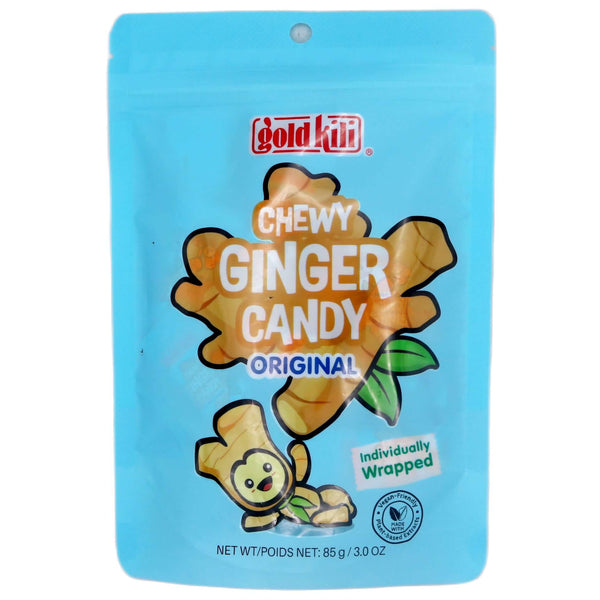 Gold Kili Chewy Ginger Candy (Original) 85g - Tuk Tuk Mart