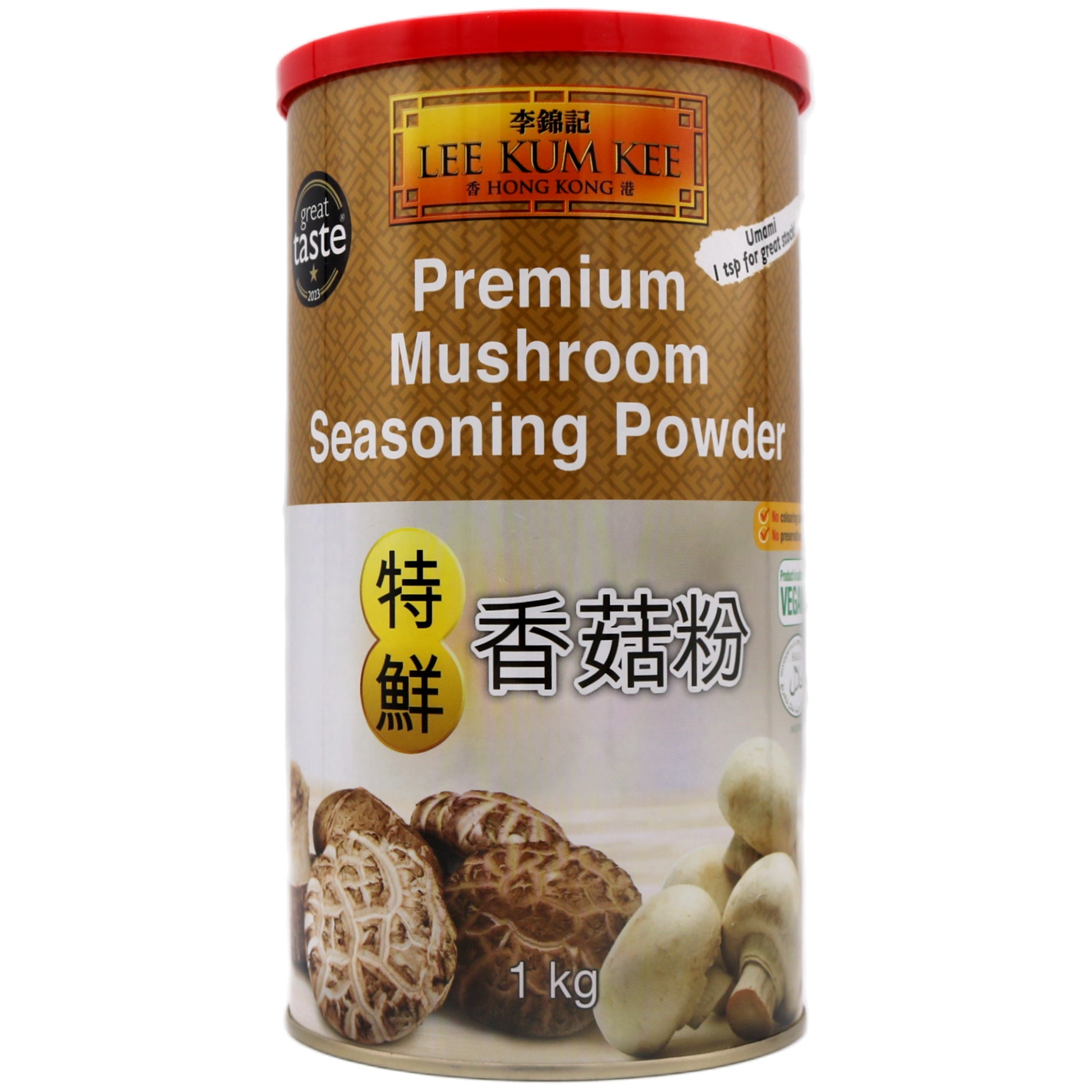 Lee Kum Kee Premium Mushroom Seasoning Powder 1kg - Tuk Tuk Mart