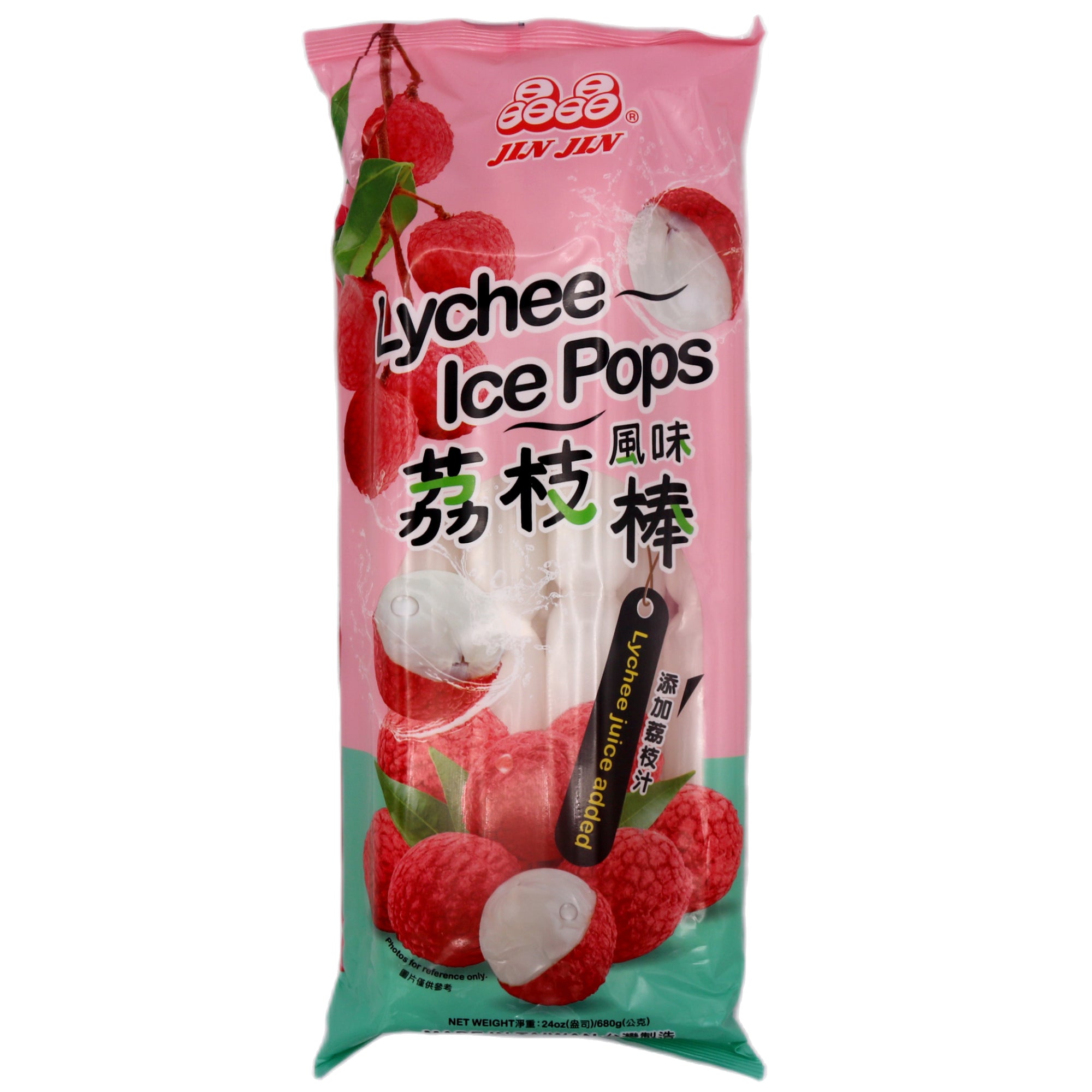 Jin Jin Lychee Ice Pops 680g - Tuk Tuk Mart