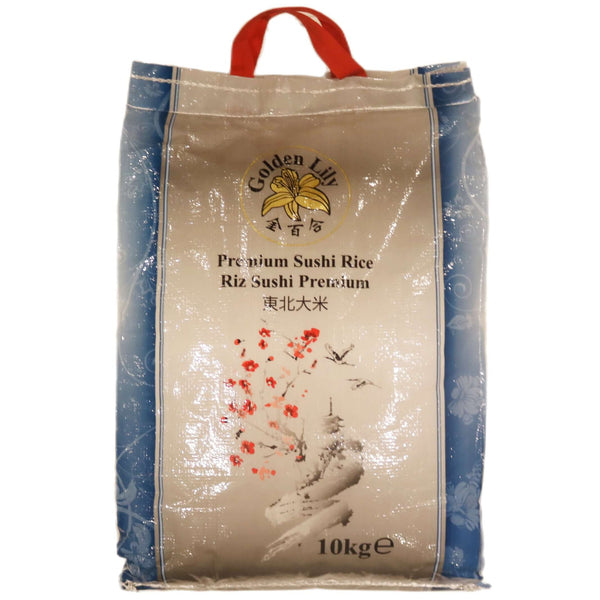 Golden Lily Premium Sushi Rice 10kg - Tuk Tuk Mart