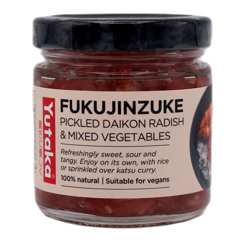 Yutaka Fukujinzuke Pickled Daikon Radish & Mixed Vegetables 110g - Tuk Tuk Mart