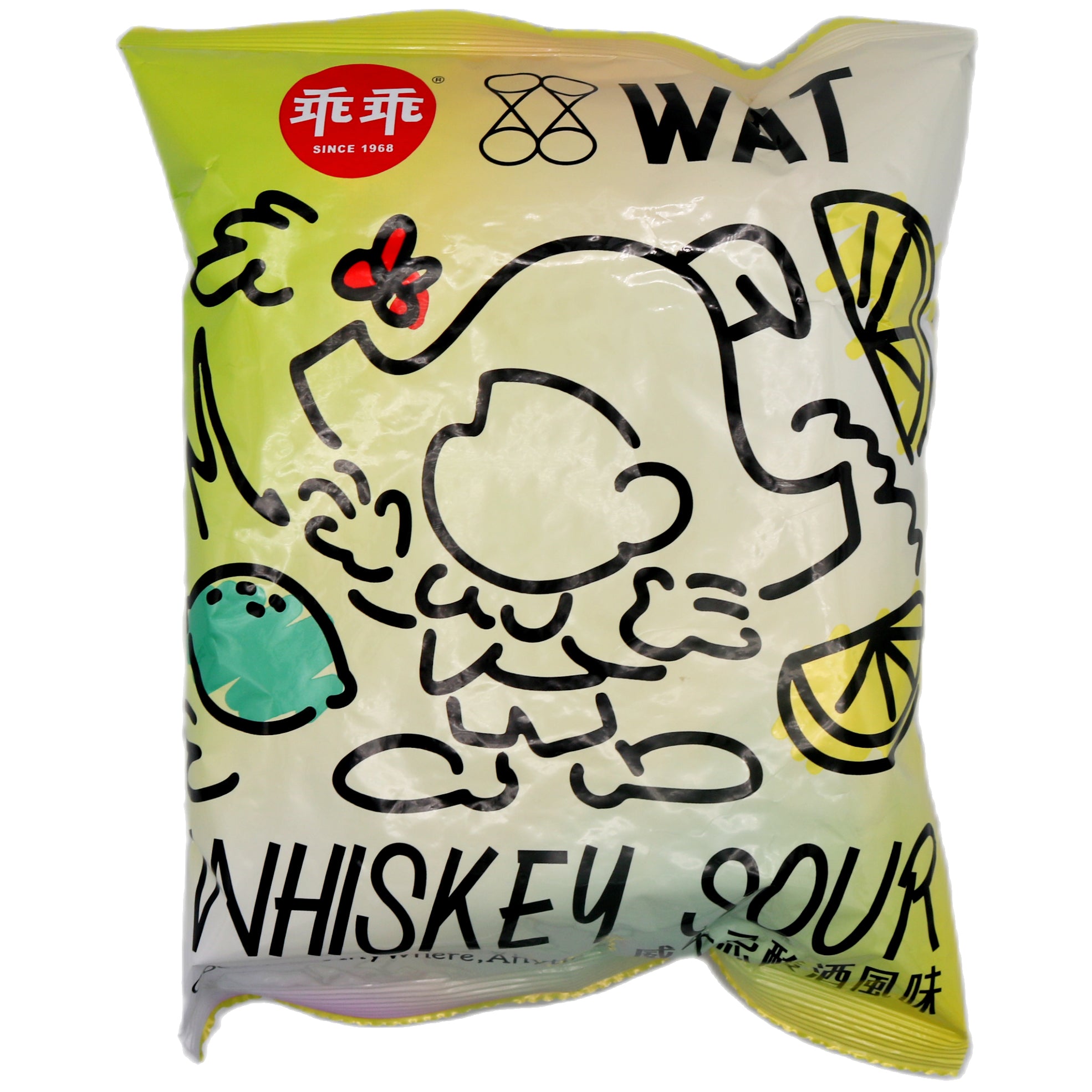 Kuai Kuai Corn Snack Whisky Sour Flavour 52g - Tuk Tuk Mart