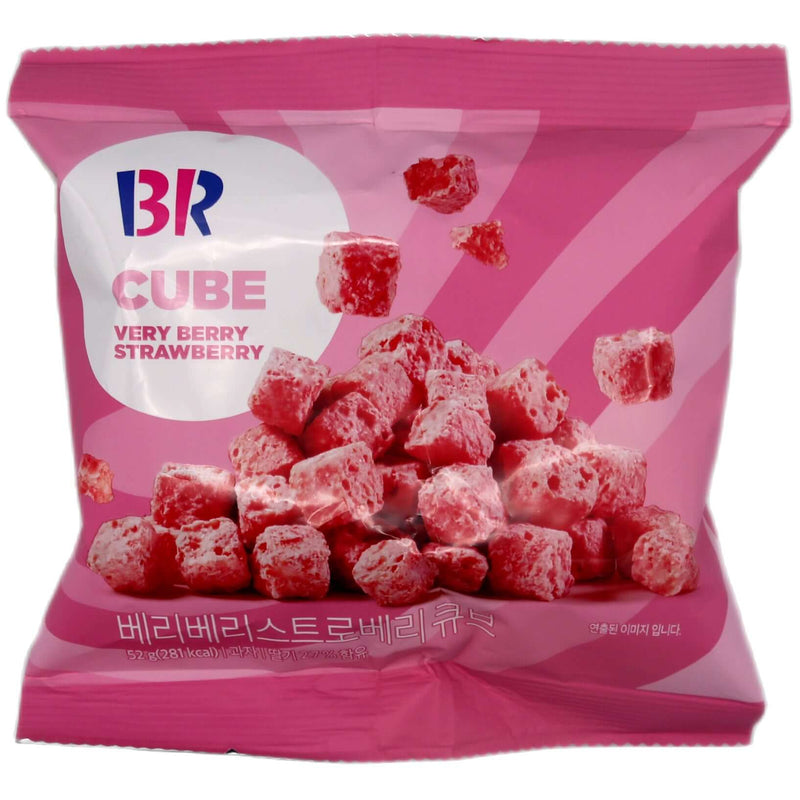 BR Baskin Robbins Mousse Cube (Very Berry Strawberry Flavour) 52g - Tuk Tuk Mart
