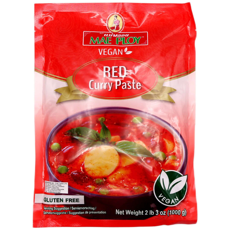 Mae Ploy Vegan Red Curry Paste 1000g - Tuk Tuk Mart