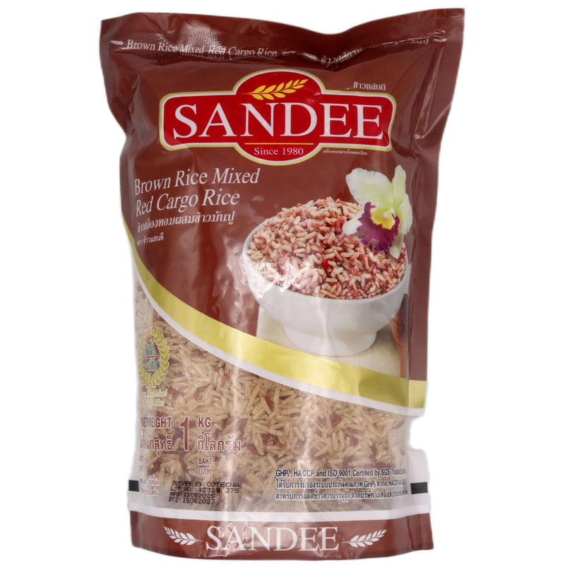 Sandee Brown Rice Mixed Red Cargo Rice 1kg - Tuk Tuk Mart