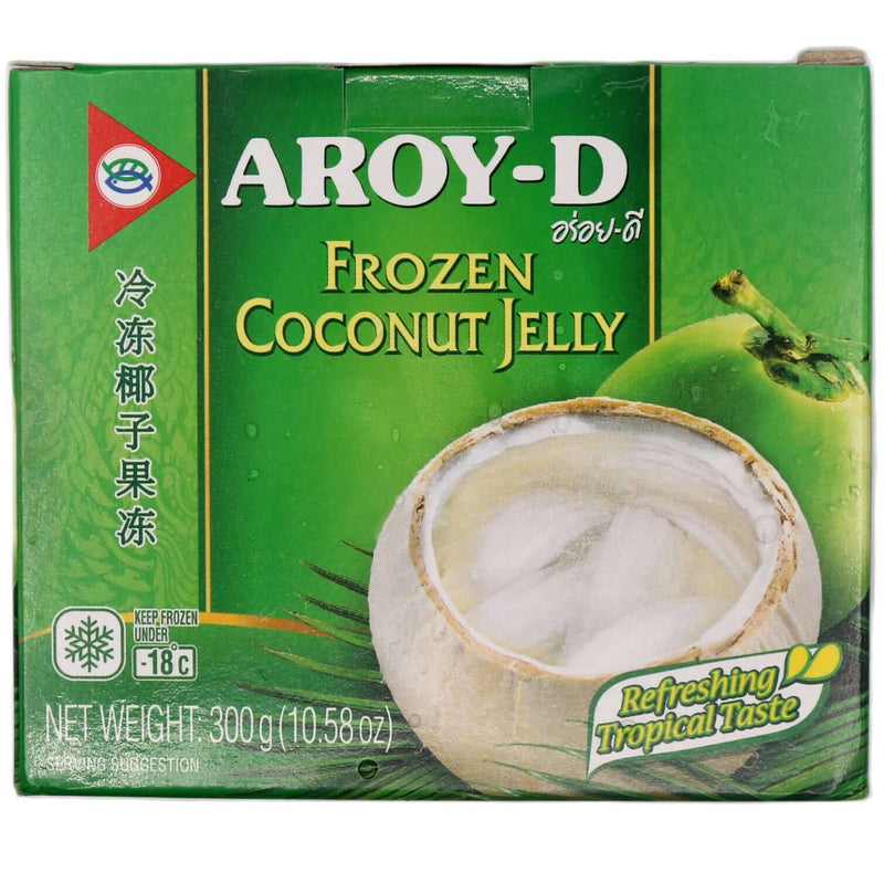 Aroy-D Frozen Coconut Jelly 300g (Frozen) - Tuk Tuk Mart