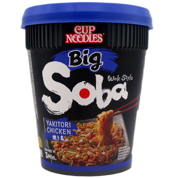 Nissin Big Soba Wok Style Yakitori Chicken Cup Noodles 113g - Tuk Tuk Mart