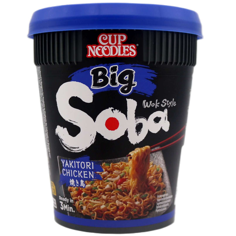 Nissin Big Soba Wok Style Yakitori Chicken Cup Noodles 113g - Tuk Tuk Mart
