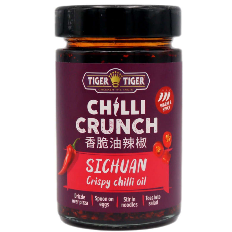 Tiger Tiger Chilli Crunch Sichuan Crispy Chilli Oil 170g - Tuk Tuk Mart