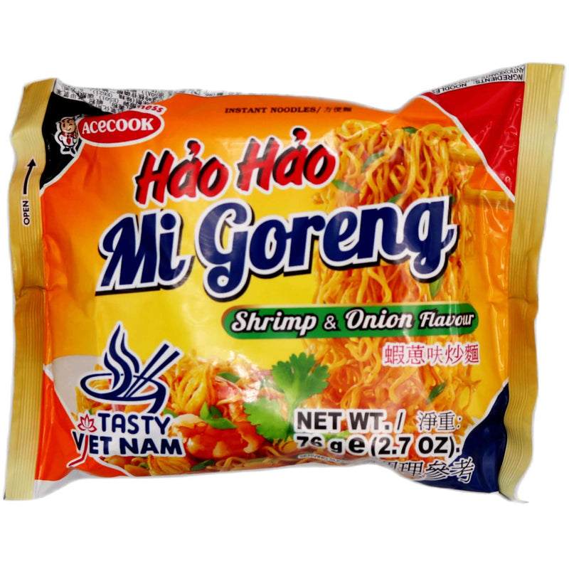 Acecook Hao Hao Mi Goreng Shrimp and Onion Flavour 76g - Tuk Tuk Mart