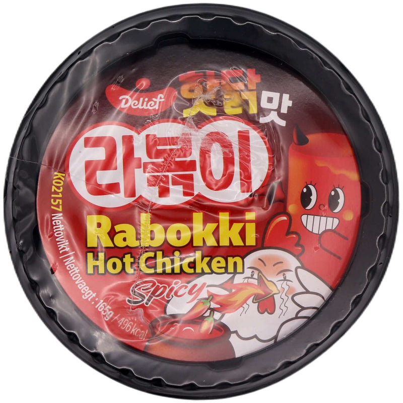Delief Hot Chicken Rabokki 165g - Tuk Tuk Mart