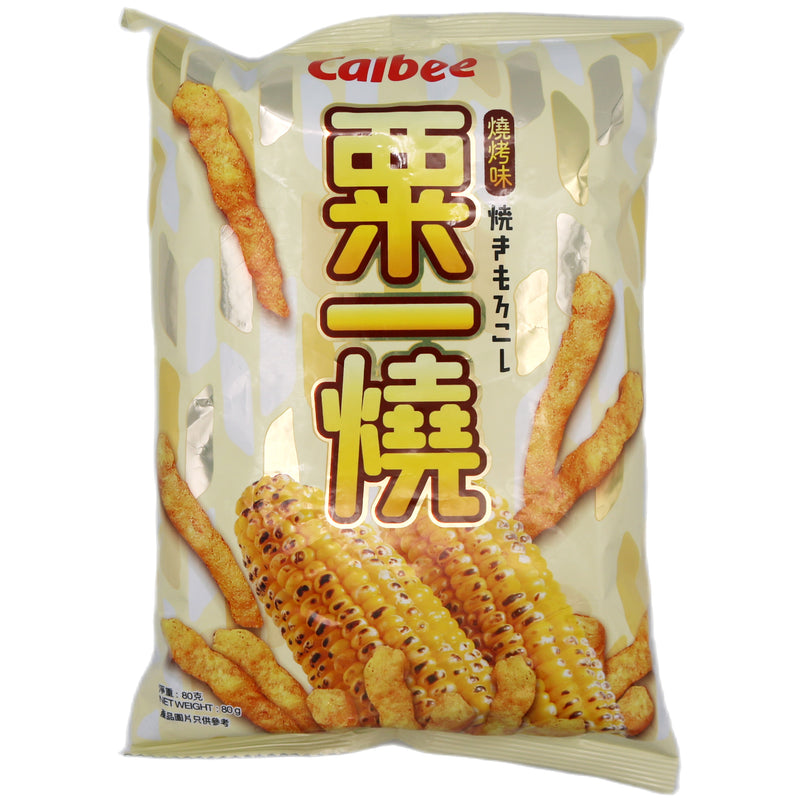 Calbee Grill-A-Corn Sticks BBQ Flavour 80g - Tuk Tuk Mart