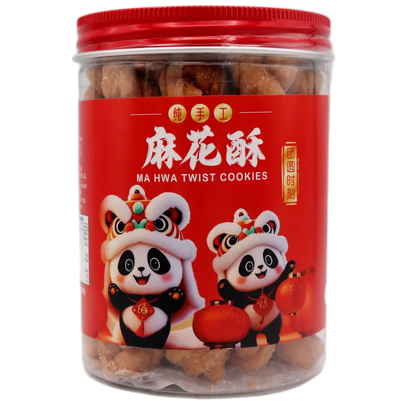 One Love Ma Hwa Twist Cookies 愛樂 麻花酥 240g - Tuk Tuk Mart