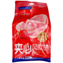 Ba Bao Li Filled Biscuit (Strawberry Flavour) 八寶利 夾心風吹餅草莓味 220g - Tuk Tuk Mart