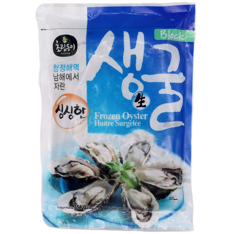 Choripdong Frozen Oyster (Block) 454g (Frozen) - Tuk Tuk Mart