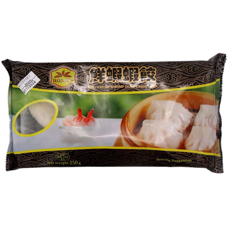 Hong's Fresh Shrimp Dumplings 250g (Frozen) - Tuk Tuk Mart
