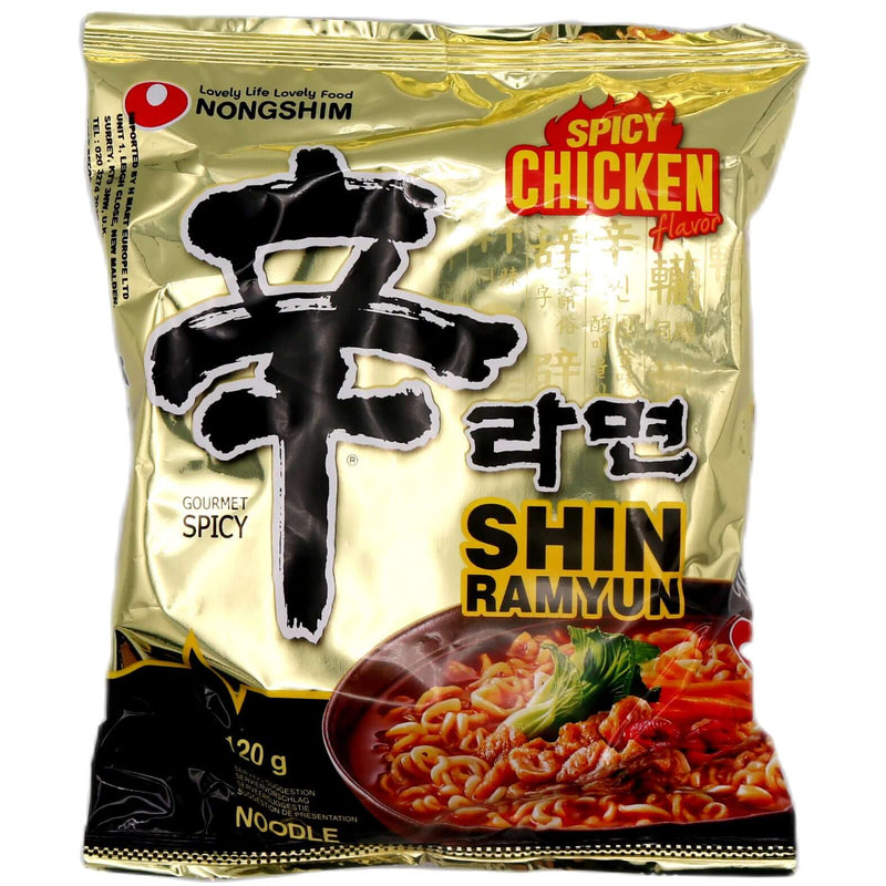Nongshim Shin Ramyun Noodles Spicy Chicken Flavour 120g - Tuk Tuk Mart