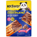 KK Bear Double Layer Sandwich Biscuits Hazelnut Chocolate Flavour 110g - Tuk Tuk Mart