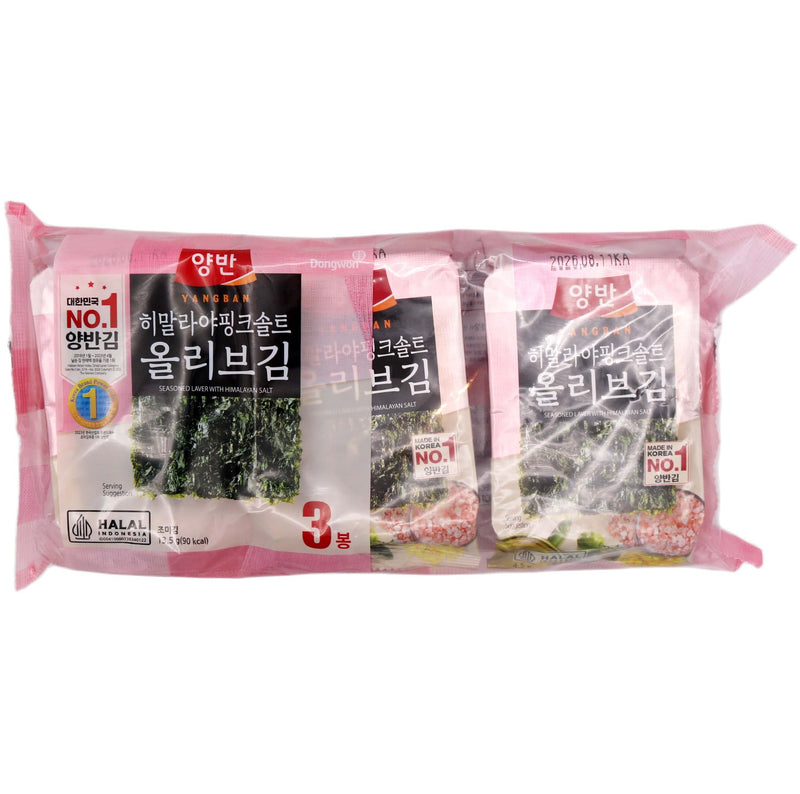 Dongwon Seasoned Laver - Himalayan Salt (4.5g*3pkgs) 13.5g - Tuk Tuk Mart