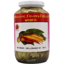 Bells & Flower Bamboo Shoot with Bai Yanang, Cha-Om & Straw Mushroom 680g - Tuk Tuk Mart