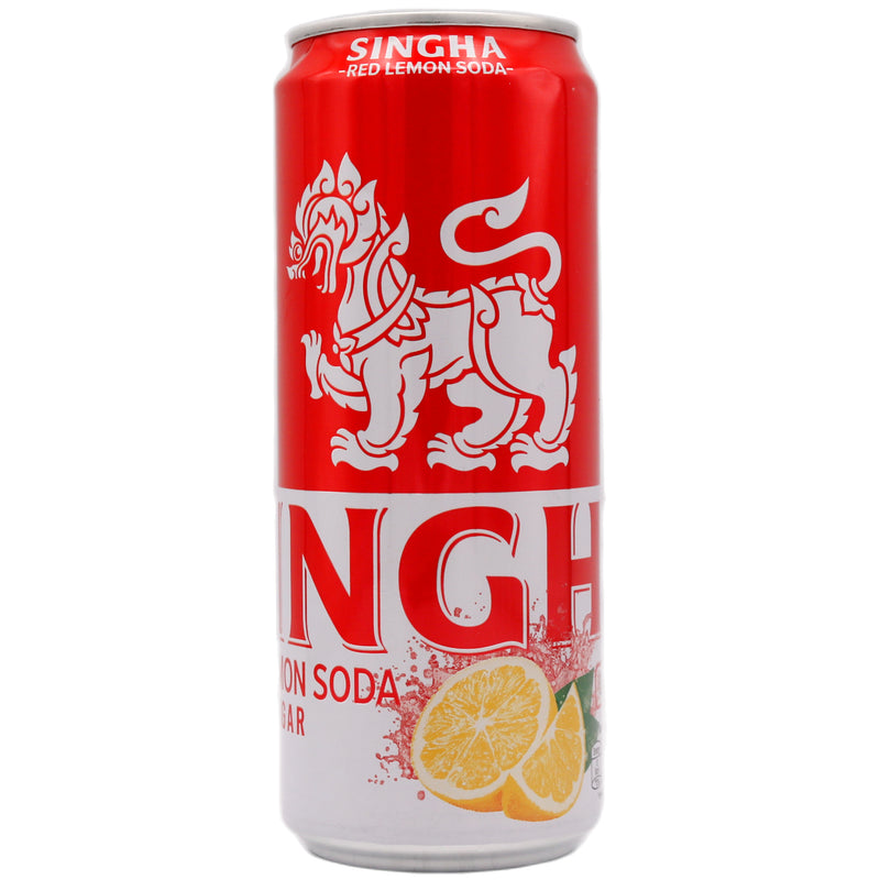 Singha Red Lemon Soda 330ml - Tuk Tuk Mart