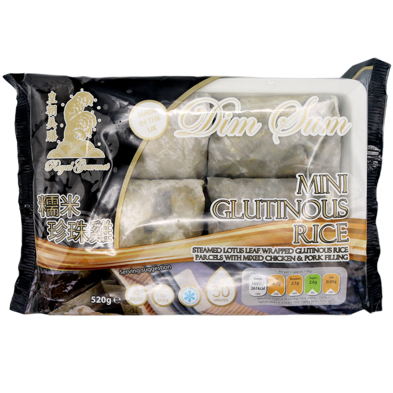 Frozen Royal Gourmet Mini Glutinous Rice 糯米珍珠雞 (4pcs) 520g (Frozen) - Tuk Tuk Mart