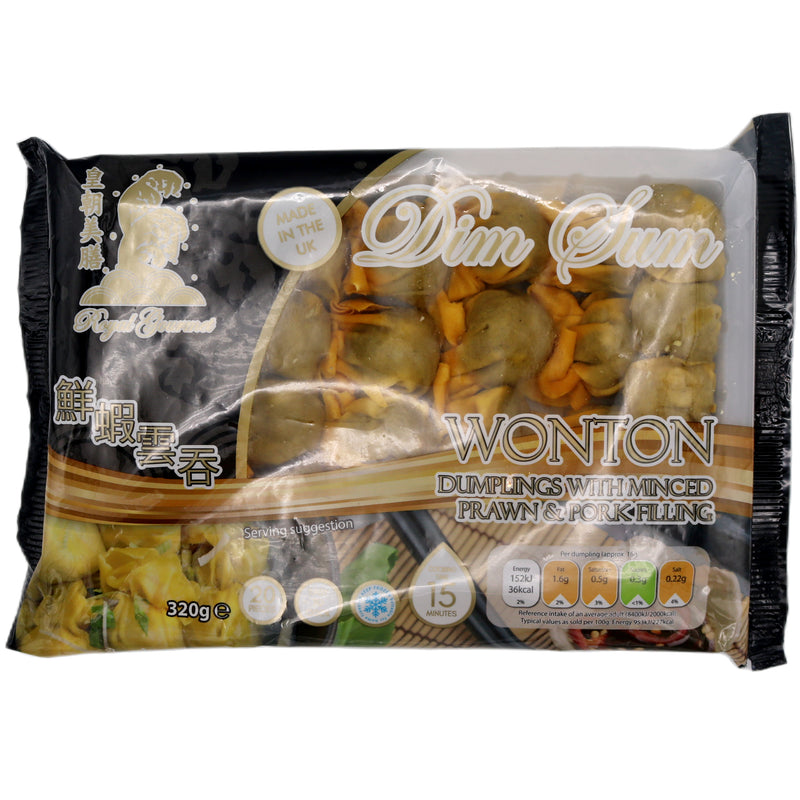 Royal Gourmet Prawn & Pork Wonton (20pcs) 320g - Tuk Tuk Mart