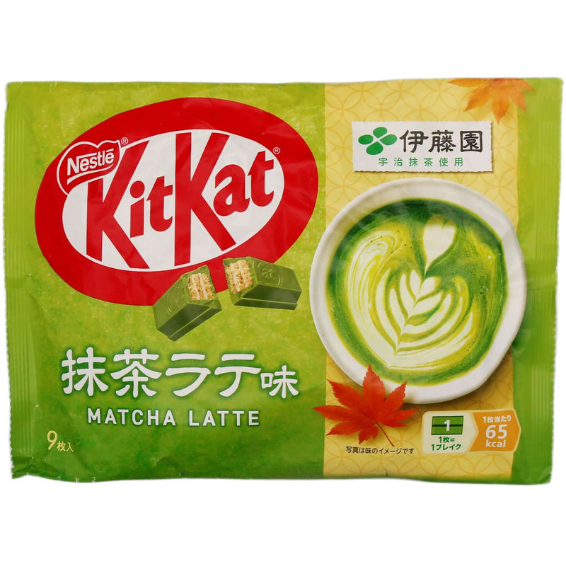Nestle Kit Kat Mini Biscuit Matcha Latte Flavour (9pcs) 105g - Tuk Tuk Mart