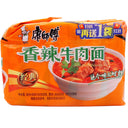 Master Kong Instant Noodles Spicy Beef Flavour 康師傅香辣牛肉麵 (104g*5Pcs) 520g - Tuk Tuk Mart
