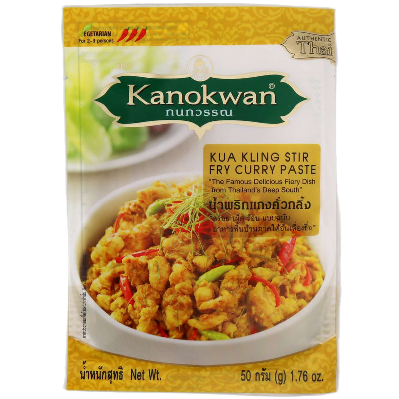 Kanokwan Kua Kling Stir Fry Curry Paste 50g - Tuk Tuk Mart