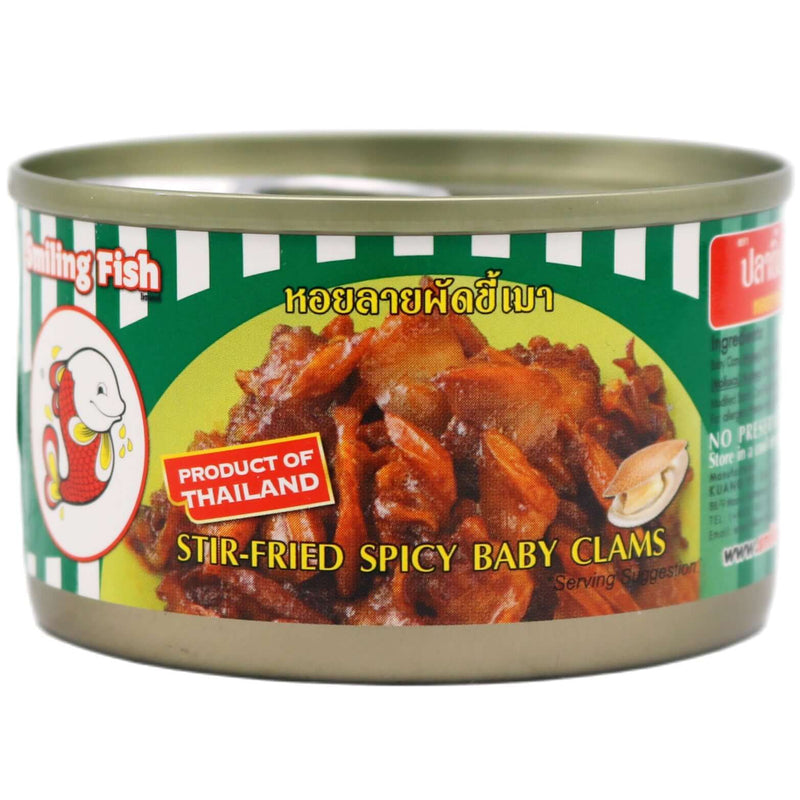 Smiling Fish Stir-Fried Spicy Baby Clams 40g - Tuk Tuk Mart
