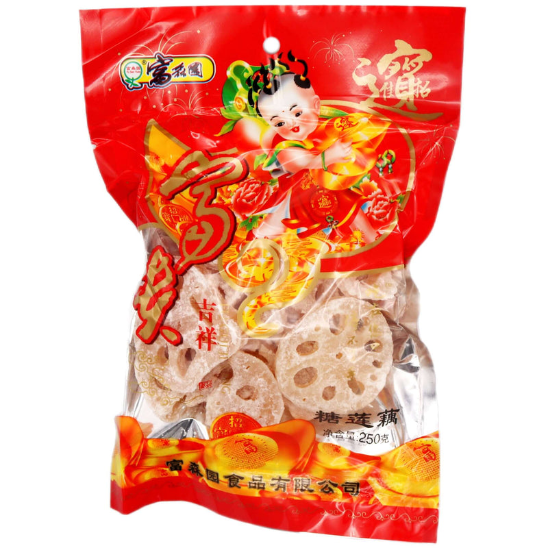 FSY Candied Lotus Root 富森園 糖蓮藕 250g - Tuk Tuk Mart