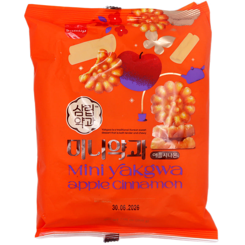 Samlip Mini Yakgwa Cookie Apple Cinnamon 200g - Tuk Tuk Mart