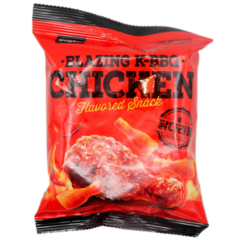 Gugen Blazing K-BBQ Chicken Flavoured Snack (Drumstick Shape Hot & Spicy) 60g - Tuk Tuk Mart
