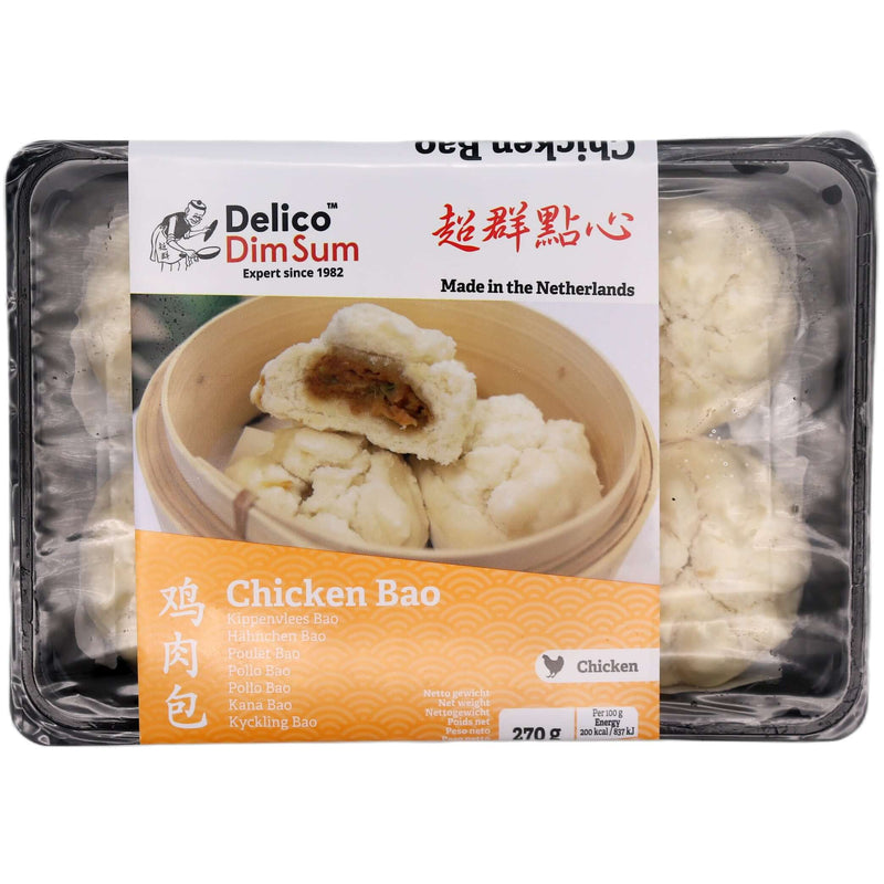 Delico Dim Sum Chicken Bao 270g - Tuk Tuk Mart