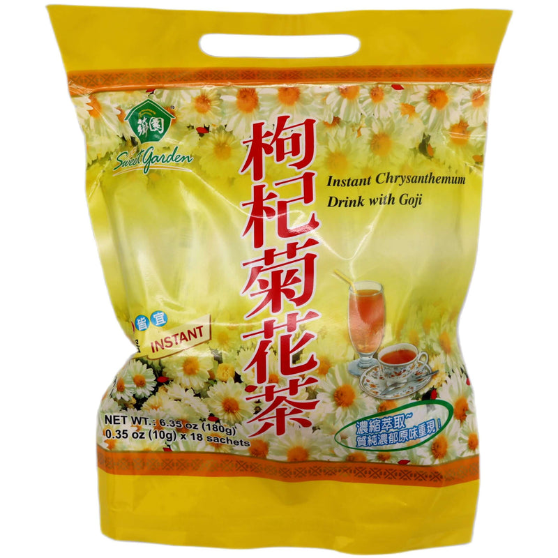 Sweet Garden Instant Chrysanthemum Drink with Goji (10g*18pcs) 180g - Tuk Tuk Mart
