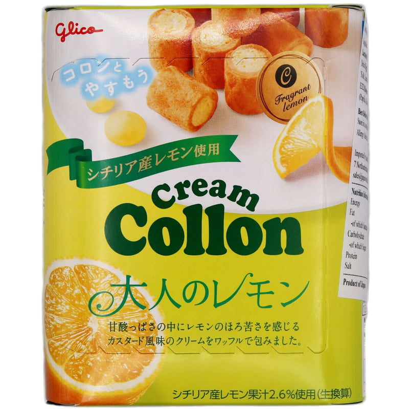 Glico Collon Wafer Roll Lemon Flavour 48g - Tuk Tuk Mart