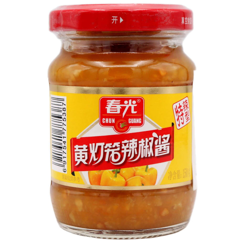 Chun Guang Lantern Capsicum Catsup (Spicy) 春光 黃燈籠辣椒醬 150g - Tuk Tuk Mart