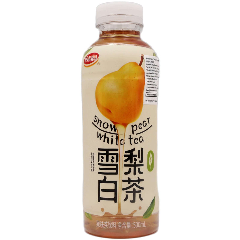Daliyuan Snow Pear White Tea 達利園 雪梨白茶 500ml - Tuk Tuk Mart