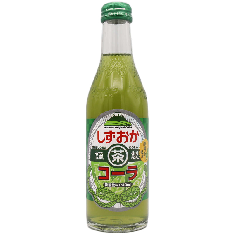 Kimura Shizuoka Cha Cola Green Tea Flavoured Japanese Carbonated Soft Drink 240ml - Tuk Tuk Mart