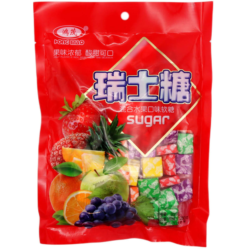 Hong Mao Fruit Candy 鴻茂 瑞士糖 280g - Tuk Tuk Mart