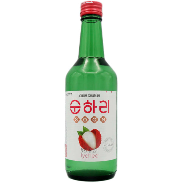 Lotte Chum Churum Lychee Flavoured Soju (Alc. 12% Vol.) 350ml - Tuk Tuk Mart
